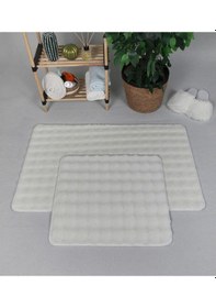 Resim Zebra Casa Bonny 2 Li Pelüş Banyo Paspası Krem 