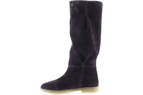 Resim Bueno Shoes Mor Süet Kadın Düz Çizme 