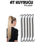 Resim Skygo Kancalı At Kuyruğu Lastik Toka 10 ADET 