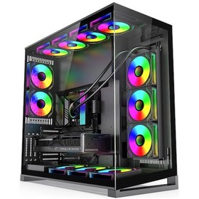 Resim Zoko Father Siyah 9x12cm Argb Fanlı Full Tower Kasa 