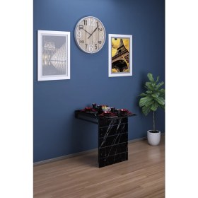 Resim Buçağ Dekor fulya Katlanabilir yemek Masası Çalışma Masası balkon Masası mutfak masası 