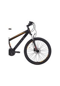 Resim Bisan Cooper Dağ Bisikleti 35 Cm Hd 26 Jant 21 Vites Mat Siyah Turuncu Siyah Turuncu 