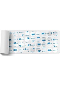 Resim 3m Çok Güçlü Çift Taraflı Köpük Bant 100 Adet 30mm Çap 