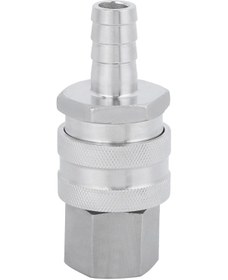 Resim Dianziye Bira Pompası İçin Hızlı Ayırma Bağlantı Cihazı - 1/2 İnç Npt Dahili Dişli + 1/2 İnç Barb - 304 Paslanmaz Çelik - Kolay Temizleme Ve Montaj 