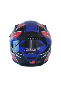 Resim Motosiklet Kask Ece 22.r06 Double Vizörlü Full Face Motor Kaskı Rush Çok Renkli 