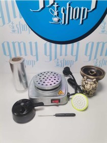 Resim GMY Shop Nargile Aksesuar Seti Aslan Başlık+ocak+kömür+folyo+iğne+sipsi 