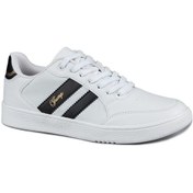 Resim Jump 28147 Bayan Sneaker Spor Ayakkabı Beyaz / Siyah Beyaz - Siyah 
