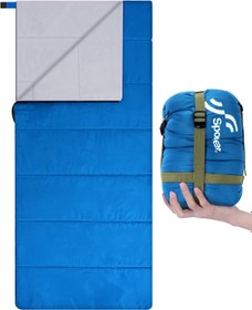 Resim Yazlık Uyku Tulumu, Hafif, Su Geçirmez ve Paketlenebilir, 15-20°C İçin - Lacivert 