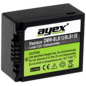 Resim Ayex Panasonic G1, G2, G10 GH1 İÇİN DMW-BLB13 Batarya 