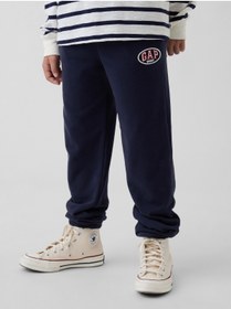 Resim GAP Erkek Çocuk Lacivert VintageSoft Terry Sport Logo Jogger Eşofman Altı 