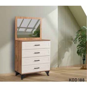 Resim Kdl Çam - Krem İnci Şifonyer Krem 