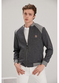 Resim Alexander Gardi Alexandergardı Erkek Bomber Ceket (E22-73900)(543869600) Gri Melanj 