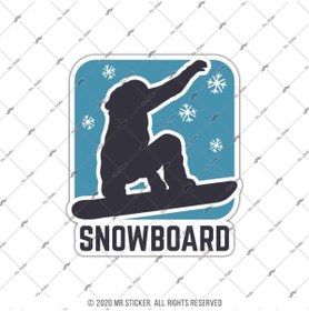 Resim Bay Etiket Hbg100 Snowboard Yazili Etiket 