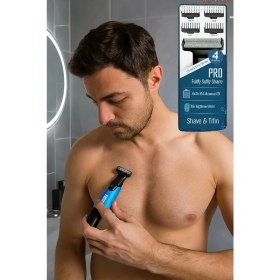 Resim Viatom TR-650 Body Groom Powertec Sakal Vücut Kıl Tüy Tıraş Makinesi 