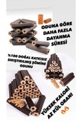 Resim narım Briket Şömine ve soba Odunu 20 kg- Çıra Hediyeli- 