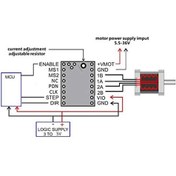 Resim OEM Roba MKS Trinamic TMC2208 V1.2 Step Motor Sürücü Soğutuculu MakerBase 1/256 Step 1.4A CNC 3D Yazıcı Robot Reprap MKS GEN Ramps Prusa Mendel Ultimaker 
