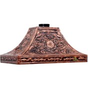 Resim Bakır Davlumbaz 4 Gözlü Çay Kazanı İçin Bakır Davlumbaz 