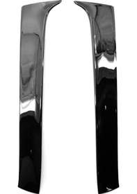 Resim Vw Golf 7 R Variant Wagen 2014-2017 İçin Gloss Siyah Arka Cam Yan Spoiler Kanat Ayırıcı Değiştirme 