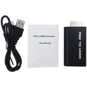 Resim Dofolink Ps2 Ypbpr/cbcr'dan Hdmı'ye Dönüştürücü - 480ı/480p/576ı Desteği, Ses-video Senkron Çıkış, Usb İle Beslenme, Plug & Play 