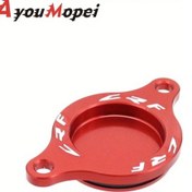 Resim Tongdashop Kırmızı Alüminyum Honda Crf250 Crf450 Motor Yağı Filtre Kapağı 