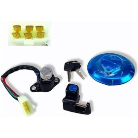 Resim MONDİAL KT 125 SEYHAN 150 C KONTAK KİLİT SETİ KOMPLE 