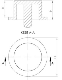 Resim Çekmeli Delik İçi Yumuşak Tapa 