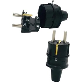 Resim Viko Topraklı Erkek Fiş Siyah 