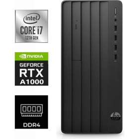 Resim Hp Pro Tower 290 G9 I7-12700K 9M938AT-564 16GB 1tb Nvidia Rtx A1000 Windows 11 Pro Masaüstü Bilgisayar 