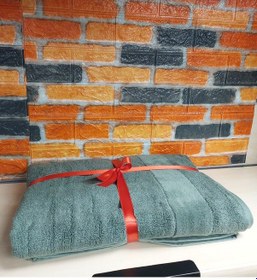 Resim Özdilek Svv Border Büyük Boy Banyo Havlusu 89x173 - Fern Green Yeşil Yesil 