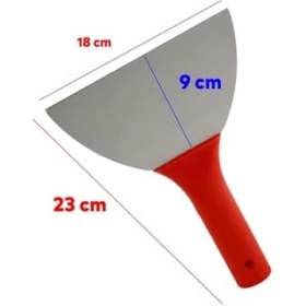Resim Storemax Plastik Saplı Metal Spatula Sıva Duvar Macun Boya Kazıma Ispatulası 18 cm Takılabilir Sap 