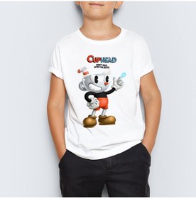 Resim Cuphead Çocuk Tişört T-Shirt Mr-05 