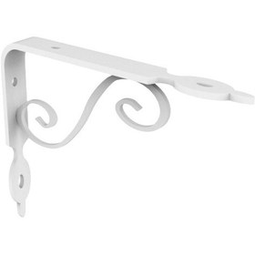 Resim 24 Adet Ferforje 22 x 30 cm Dekoratif Raf Altı Ayağı Konsol Beyaz 