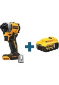 Resim Dewalt DCF850-QW 18V 5.0AH Lı-Ion Xr Serisi Tek Bataryalı Profesyonel Kömürsüz Darbeli Tornavida Son seri Üretim 