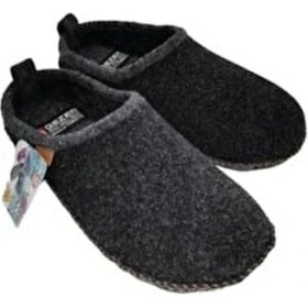 Resim Gezer 13653 Siyah Erkek Keçe Ev Terliği Poliüretan Malzeme ile Konforlu Kullanım Alanı 