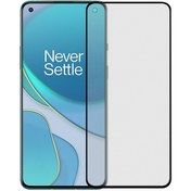 Resim Microcase Oneplus 9r Tam Kaplayan Çerçeveli Mat Cam Koruma - Al3124 