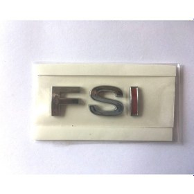 Resim Volkswagen Fsi Bagaj Yazısı Tek Kırmızı (Passat B6 - Jetta 5) 
