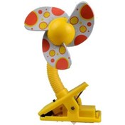 Resim Bebek Beşik Arabası Hayranı Mini Taşınabilir Klip Usbcharging Yurt Ofisi Küçük Elektrikli Fan Mavi 5852 Sarı 