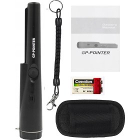 Resim Pointer Anunnaki Gp Pointer Siyah Altın Metal Dedektörü Pinpointer Pil + Çanta Hediye 