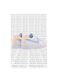 Resim Nike Court Royale Ac Leather White Sneaker Hakiki Deri Günlük Spor Ayakkabı Beyaz Mavi Beyaz - Mavi 