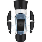 Resim 8 adet for TESLA Model Y Pencere Gizlilik Güneşlik için, for Tesla Model Y 2020-2024 Tüm Pencere Ön ve Arka Cam Yan Pencere Araba İç Aksesuarları Açık Kamp için 