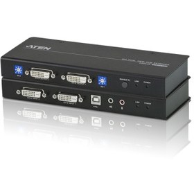 Resim ATEN CE604-AT-G USB DVI DUAL VIEW CAT 5 KVM EXTENDER 