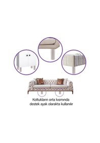 Resim 4 Adet Silindir Destek Ayağı 12 Cm Beyaz Gizli Ayak Mobilya Kanepe Baza Koltuk Dolap Sehpa Tv Ünitesi Ayağı 