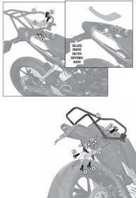 Resim Givi SR7701 Ktm Duke 125-200-390 Arka Çanta Demiri 