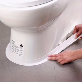 Resim 1 Rulo Kolay Kurulum 149.86cm Kendinden Yapışkanlı Mastik Bant - Su Geçirmez & Küf Geçirmez, Dayanıklı Akrilik Arka Yapışkanlı Banyo & Tuvalet Kesintisiz Sızdırmazlık - Lavabolar, Küvetler, Duvarlar için İdeal, Banyo için Mastik Bant 