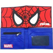 Resim Marvel 1 adet Örümcek Adam Cüzdanı, Karikatür Cüzdan Kart Tutucu, Fermuar Kart Tutucu, Kırmızı ve Mavi Izgara Tasarımı, Portre Tasarımı, Sokak Stili, Erkek Moda Aksesuarı, Anneler Günü, Babalar Günü, Sevgililer Günü, Yeni Yıl için Mükemmel Hediye 