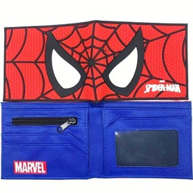 Resim Marvel 1 adet Örümcek Adam Cüzdanı, Karikatür Cüzdan Kart Tutucu, Fermuar Kart Tutucu, Kırmızı ve Mavi Izgara Tasarımı, Portre Tasarımı, Sokak Stili, Erkek Moda Aksesuarı, Anneler Günü, Babalar Günü, Sevgililer Günü, Yeni Yıl için Mükemmel Hediye 