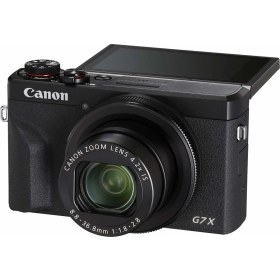 Resim Canon Kompakt Fotoğraf Makinesi Powershot G7 X Mark III 20 MP 3840 x 2160 Çözünürlük ile Bluetooth Desteği 