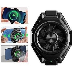 Resim Willowhaven Hzl Kablosuz Şarj Telefon Soğutucu Klip, Sessiz Fan, Hafif Ve Taşınabilir Isı Yönlendirici 