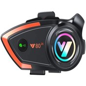 Resim DEANB Y8002x Ip67 Su Geçirmez 2kişi 800metre Blueooth Interkom Motosiklet Kask Kulaklık 