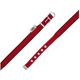Resim Doggie Konfor Dokuma Boyun Tasması Kırmızı 1.5 x 20-25 CM Kırmızı 